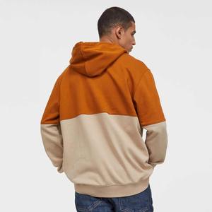 เสื้อมีฮู้ดสำหรับผู้ชายโลโก้แบบกำหนดเองขอบล่างทรงโอเวอร์ไซส์แบบเรียบมีป้ายปักคุณภาพดีรับสินค้าเป็นอย่างดี - Product Image 4