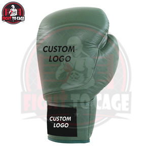 Gants de boxe en cuir de vache véritable à lacets, de qualité supérieure, avec logo personnalisé, couleur unie, nouvelle collection, très vendus - Product Image 4