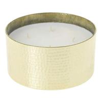 Bougie en cuivre martelé bol fournitures d'événement bougie décorative conteneur de cire grand bol votif circulaire bougies en métal pots Premium