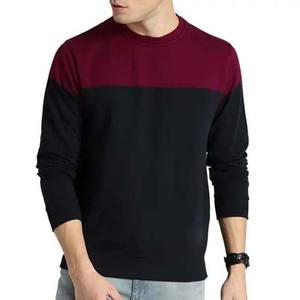 Sweat-shirts à capuche brodés pour hommes, couleurs contrastées, couleurs personnalisées, col rond, manches longues, 100% coton, écologiques, prix - Product Image 1