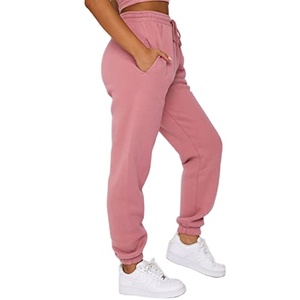 Wholesale Fleece Sweat <b>Pants</b> Women Gym Sweat <b>Pant</b> 2 Piece High Sweatpants Women Tracksuit Custom Fleece Sweatpants - Product Image 5