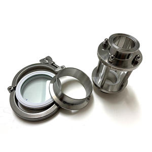 Abrazadera de un solo pasador de acero inoxidable de grado sanitario de alta resistencia, de tres piezas, para alta presión, grado alimenticio, personalizable OEM, fabricada en Italia - Product Image 4