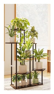 Support pour plante en métal à plusieurs niveaux support pour jardinière avec design antique support en métal de qualité jardinière utiliser maison hôtel à prix de vente - Product Image 4