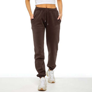 Vente en gros de pantalons de sport aux couleurs personnalisées pour femmes pantalons de survêtement réguliers d'automne logo personnalisé pantalons de survêtement d'entraînement 100% toile - Product Image 1