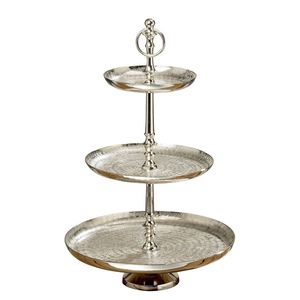 Base Redonda para Pastel de Metal y Madera de Diseño Personalizado, Ecológica, Apta para Lavavajillas, Acabado Natural para Decoración de Bodas y Fiestas de Cumpleaños - Product Image 5