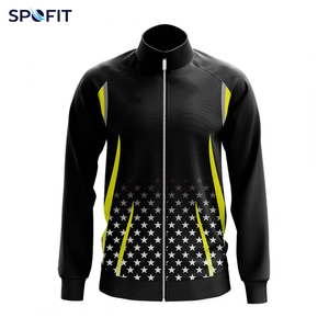 Chaqueta Deportiva Sublimada para Hombre, Secado Rápido, Cierre de Cremallera, Ligera, 100% Poliéster, Chaquetas Sublimadas Personalizadas, Logotipo Personalizado OEM - Product Image 1