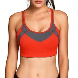 สปอร์ตบราขนาดใหญ่พิเศษของผู้หญิงผ้าแห้งเร็วระบายอากาศได้ดีดีไซน์แบบมืออาชีพ - Product Image 1