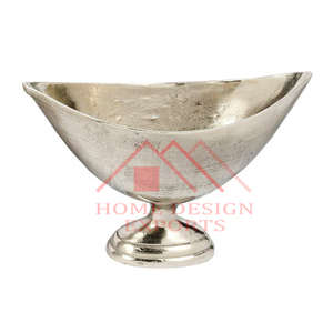 Seau à glace refroidisseur de vin en métal en alliage d'aluminium fini nickel argenté - Product Image 2