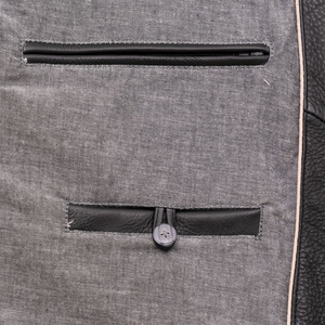 2025 Wholesale Cow Skin Zipper <b>Jacket</b> Men Winter Coat Men's Fashion Turn-down Collar Loose Casual Waterproof Breathable Front - Product Image 5