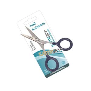 Tijeras para Cutículas de 3.5 Pulgadas con Recubrimiento Negro, Mango de Cerámica Recto, Acero Inoxidable Afilado para Cortar Uñas y Piel Muerta, Calidad Premium - Product Image 4