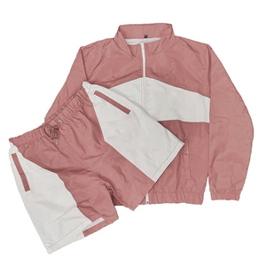 2025 été unisexe ensembles courts hommes respirant Nylon coupe-vent avec bloc de couleur imprimé Shorts grande taille - Product Image 3