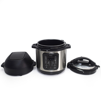 Combinaison d'autocuiseur pour friteuse à air instantanée 6QT 16-en-1 multi-cuiseur avec écran tactile numérique SS 10 Protections 110-220V pour la famille