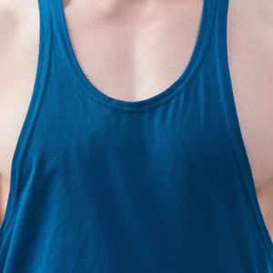 Débardeurs de sport OEM en coton spandex personnalisés à séchage rapide pour hommes vente en gros vêtements de sport grande taille respirants durables - Product Image 5