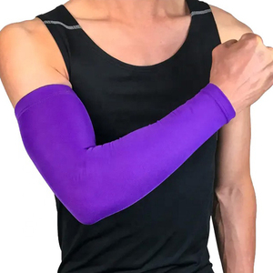 Manchons de compression sportifs personnalisables avec logo, protection UV, respirants, séchage rapide, pour hommes et femmes – Fournisseur en gros - Product Image 3