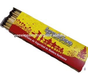 Ignigee ไม้ขีดไฟไม้บาร์บีคิวแบบมีสีสันกระดาษรูปแท่งและกระดาษแข็งพิมพ์โลโก้สำหรับใช้ในครัวเรือน - Product Image 5