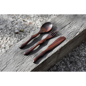 <b>Set</b> of 4 <b>Cutlery</b> <b>Set</b> in Stainless Steel with Stylish <b>Black</b> Handle Perfect for Elegant Hotel Dining Use Flatware Silverware - Product Image 4