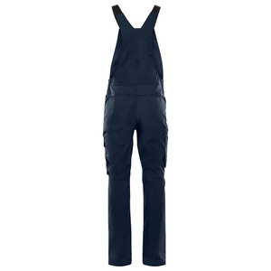 Costume industriel de bavoir global respirant personnalisable bleu foncé pour les pantalons de travail d'été de sécurité des travailleurs de la construction - Product Image 4