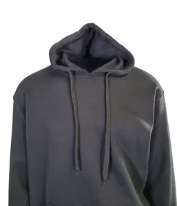 Sweat à capuche personnalisable pour un usage polyvalent Sweat à capuche gris prêt pour l'extérieur avec un design épuré Sweat à capuche personnalisé et élégant sans effort - Product Image 1