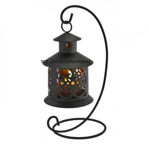 Lanterne étoile noire avec support, lanterne en métal artisanale de haute qualité, décoration intérieure et extérieure classique religieuse - Product Image 5