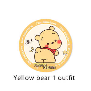 General Door Slot Storage Mat Water Cup Non-slip Mat Car Non-slip Car Lights Car Cartoon <b>Sticker</b> Christmas Magnetic <b>Sticker</b> - Product Image 2