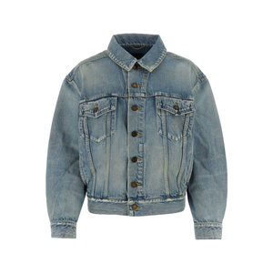 Mosaic Impex High Quality Hoodie Style Short Crop Top Women's Denim Jacket with Loose Long Sleeve Winter Denim Jacket for Women - Product Image 4