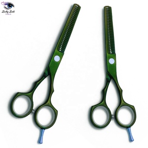 ชุดกรรไกรตัดผมสแตนเลสสตีลแบบแข็งอุปกรณ์ร้านทำผมปลายแหลมผอมบาง - Product Image 4