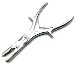 Pinzas Quirúrgicas Luer Rongers de Acero Inoxidable de 6'' (15 cm) y 10.5'' (26.5 cm), Pinzas de Alta Calidad, Manuales, Rectas/Curvas, de 17 cm, para Uso Médico - Product Image 6