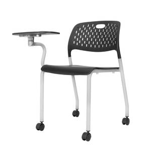 Chaise de formation mobile CARTE02 avec accoudoir fixe et table d'écriture - Product Image 1