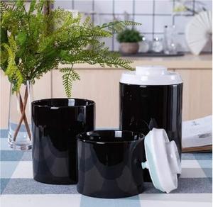 Juego de 3 Contenedores de Almacenamiento de Metal Galvanizado con Diseño Decorativo Perfecto para Organización de Cocina del Hogar y Restaurante - Product Image 5