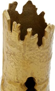 Vase à fleur moderne minimaliste texturé or Base magnétique Offre Spéciale contemporain décor de bureau à domicile contemporain bureau à domicile - Product Image 3