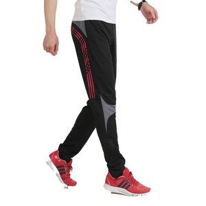 Pantalon de jogging de sport décontracté en dentelle légère pour hommes taille élastique pantalon de survêtement d'entraînement respirant et extensible pour la course à pied - Product Image 6
