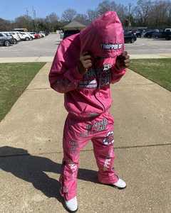 Chaqueta cortavientos transpirable Conjunto cortavientos de dos piezas para hombres Chándales cortavientos al por mayor para mujeres y hombres - Product Image 4