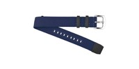 Correa Deportiva Unisex para Reloj Inteligente B12, 20 mm, Azul, Nailon Suave, Cómoda, Ajustable, Ligera, Transpirable, Resistente al Agua