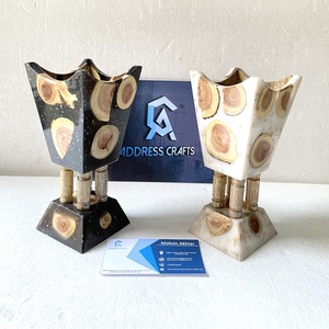 Arabian Islamic Design Wood Resin Incense Burner <b>Oud</b> Holder High Demanded Eid Ramadan Resin Mubakhar Decorative <b>Bakhoor</b> Burner - Product Image 5
