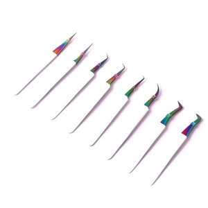 แหนบต่อขนตา Vetus สแตนเลสแบบญี่ปุ่นใช้ฉลากส่วนตัวแหนบปลายแหลมแบบคลาสสิก - Product Image 1