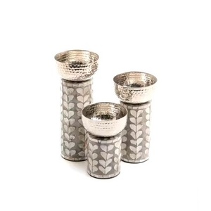 Portavelas de nácar de nueva apariencia, diseño antiguo y de alta calidad, llegada caliente de pilares de vela de iluminación para decoración del hogar - Product Image 6