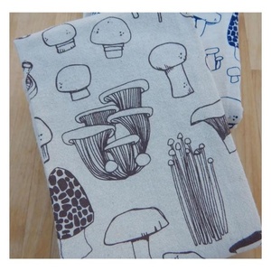 Customized Mushroom Printed Tea Towel <b>Kitchen</b> Towel Dish Towel 100% Cotton OEM ODM Low MOQ Wholesale Direct Factory - Product Image 2