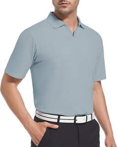 Polo ajustado con logotipo personalizado para hombre con nuevo diseño a la moda y precio de fábrica al por mayor - Product Image 3