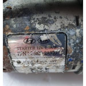 MOTEUR DE DÉMARREUR KIA Sportage Série 36100-2A970 D4FD Diesel 1700 (10>16) - Product Image 4