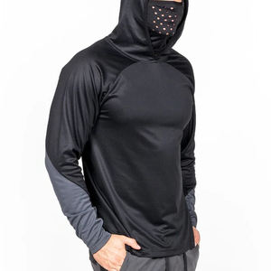 OEM personnalisable sweat à capuche de pêche de haute qualité pour hommes à séchage rapide 100% polyester imperméable respirant grande taille impression par sublimation - Product Image 4