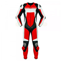 Traje de Motociclismo Deportivo de Cuero de Alta Calidad, Transpirable, con Diseño Único, Colores y Logotipo Personalizados, Peso de la Tela 300g