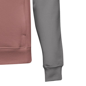 Pull à capuche personnalisé direct d'usine polaire de coton de haute qualité avec logo brodé à motif 3D teint uni pour vêtements d'hiver - Product Image 4