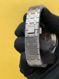 Top Trending 41mm Esfera verde Tono plateado Acero inoxidable Mecánico Japonés Reloj automático para hombres Moda al mejor precio - Product Image 4