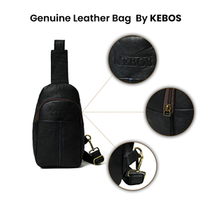 Bolso bandolera de cuero genuino a la moda con cierre de cremallera Bolso de viaje a buen precio - Product Image 6