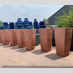 Colorido moderno maceta de arcilla de cerámica jarrón decoraciones hogar y jardín áspero macetas personalizadas cemento para flores al aire libre - Product Image 5