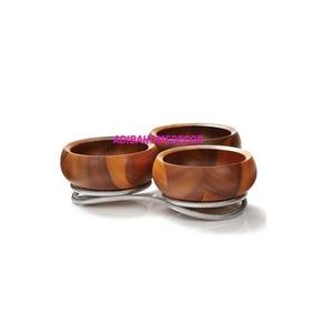 Handmade Wooden Bowl <b>Rustic</b> Home Accent Solid Eco Friendly Kitchenware Perfect for <b>Coffee</b> <b>Table</b> Decor - Product Image 3