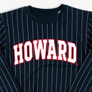 Ropa Unisex Collegiate Howard University, suéteres de invierno personalizados, HBCU diseño sólido, ropa Infinitive de poliéster/algodón - Product Image 2