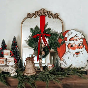 Campana decorativa de ratán natural, adorno navideño tejido de mimbre, decoración colgante de Navidad, artículo de temporada navideño - Product Image 3