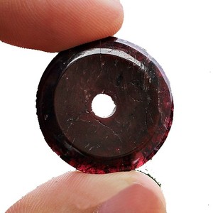 High quality Gemstone Donuts Garnet Stone Donut Natural Stone <b>Crystal</b> Reiki Gemstones <b>Healing</b> Donuts Agate Wholesaler - Product Image 3