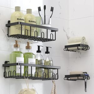 Estante de Baño Moderno en Stock, Soporte Adhesivo de <span class=keywords><strong>Acero</strong></span> <span class=keywords><strong>Inoxidable</strong></span> <span class=keywords><strong>para</strong></span> Pared, Estante de Almacenamiento <span class=keywords><strong>para</strong></span> <span class=keywords><strong>Ducha</strong></span>, Estante de Esquina <span class=keywords><strong>para</strong></span> Baño - Product Image 1